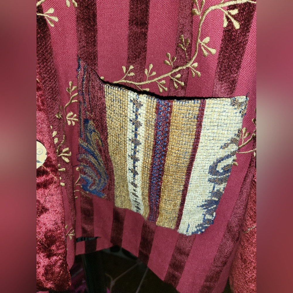 Indigo Moon Vintage Jacket Patchwork Unique Find … - image 4